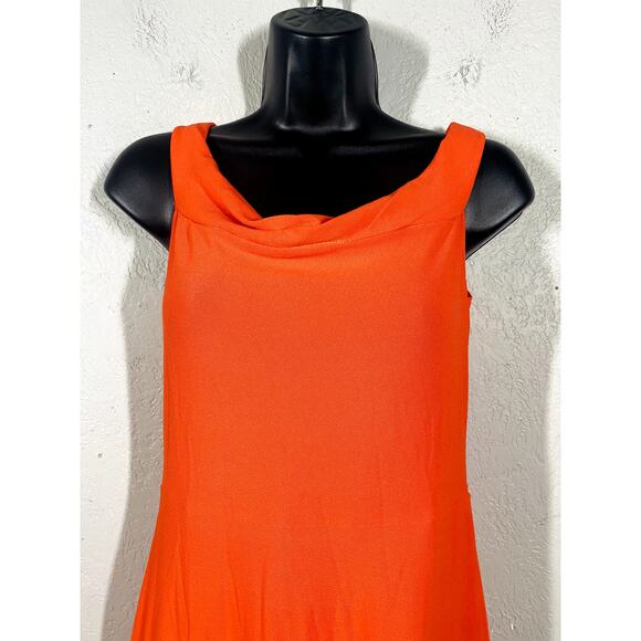 NEW! Boohoo Off Shoulder Bardot Maxi Dress Melon Event Party Cocktail - 8 - Picture 3 of 4